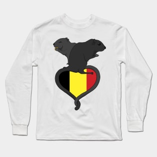 Gerbil Belgium (dark) Long Sleeve T-Shirt